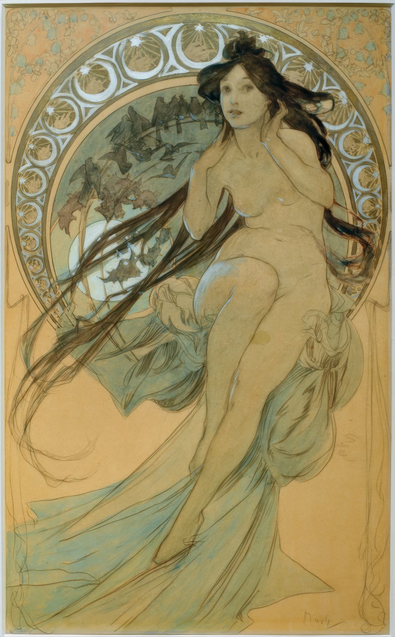 Hudba od Alphonse Mucha