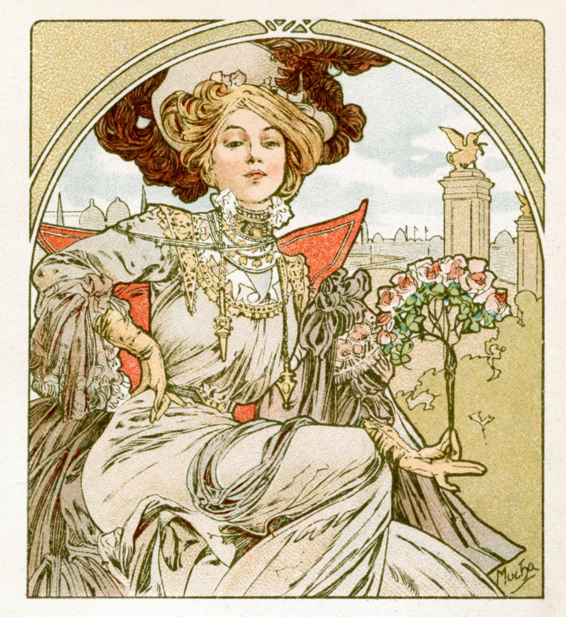 Pařížská výstava, 1900 od Alphonse Mucha