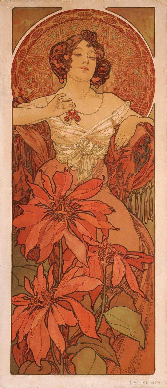 Ruby Ze série The gems od Alphonse Mucha