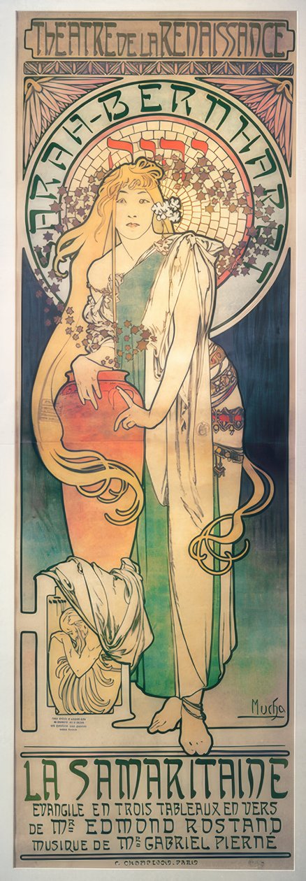 Sarah Bernhardt - Samaritán od Alphonse Mucha