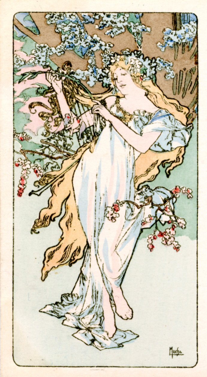 "Jaro", 1900 od Alphonse Mucha