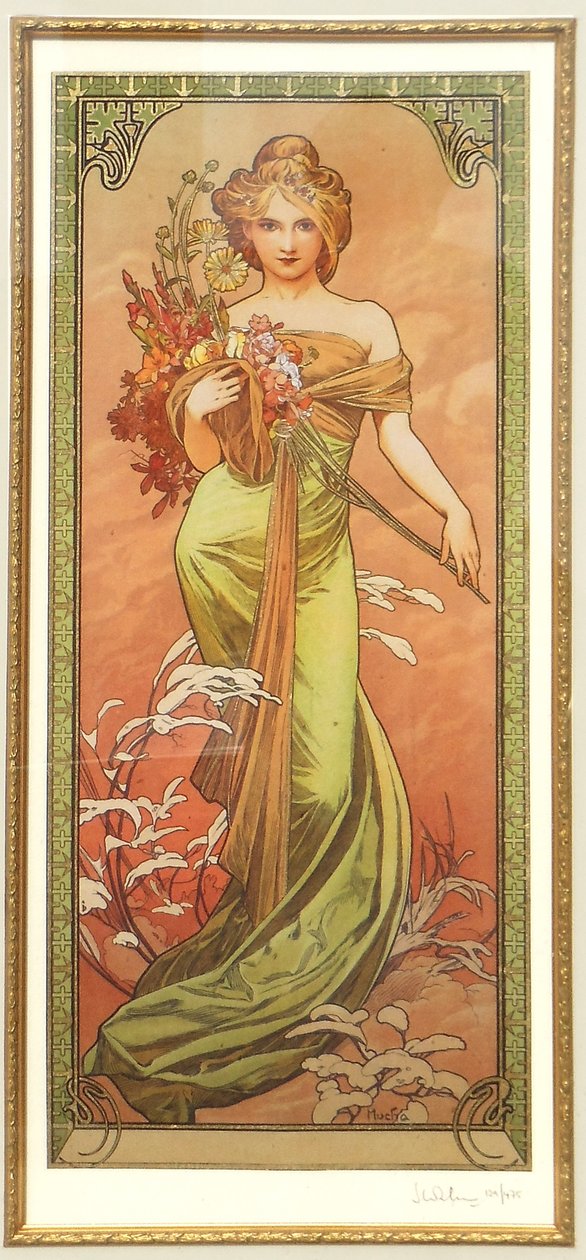 Jaro ze série Les Saisons od Alphonse Mucha