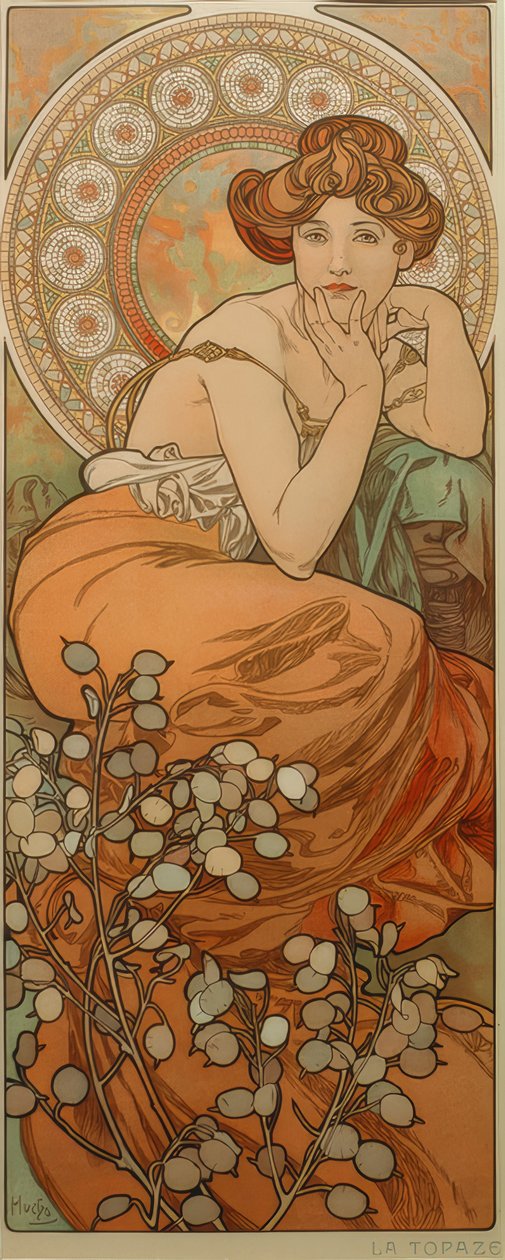 Topas od Alphonse Mucha