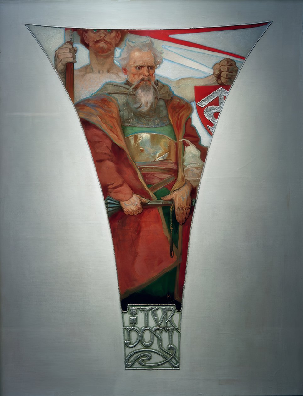 Nesmiřitelnost - Jan Rohác z Dubé od Alphonse Mucha