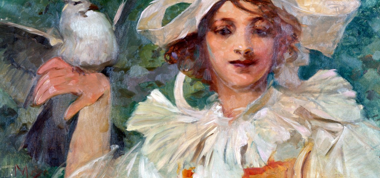 Bez názvu, c1880-1930 od Alphonse Mucha