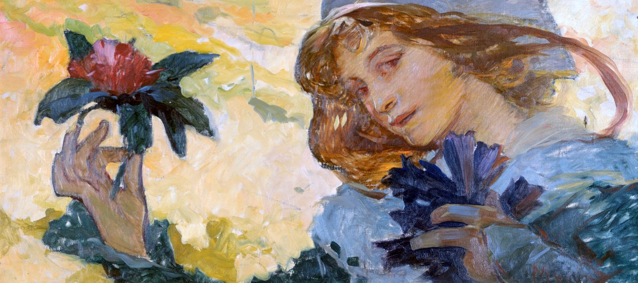 Bez názvu, c1880-1930 od Alphonse Mucha