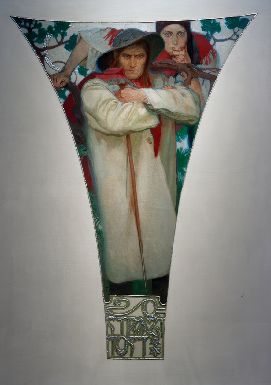 Bdělost - Chodové od Alphonse Mucha