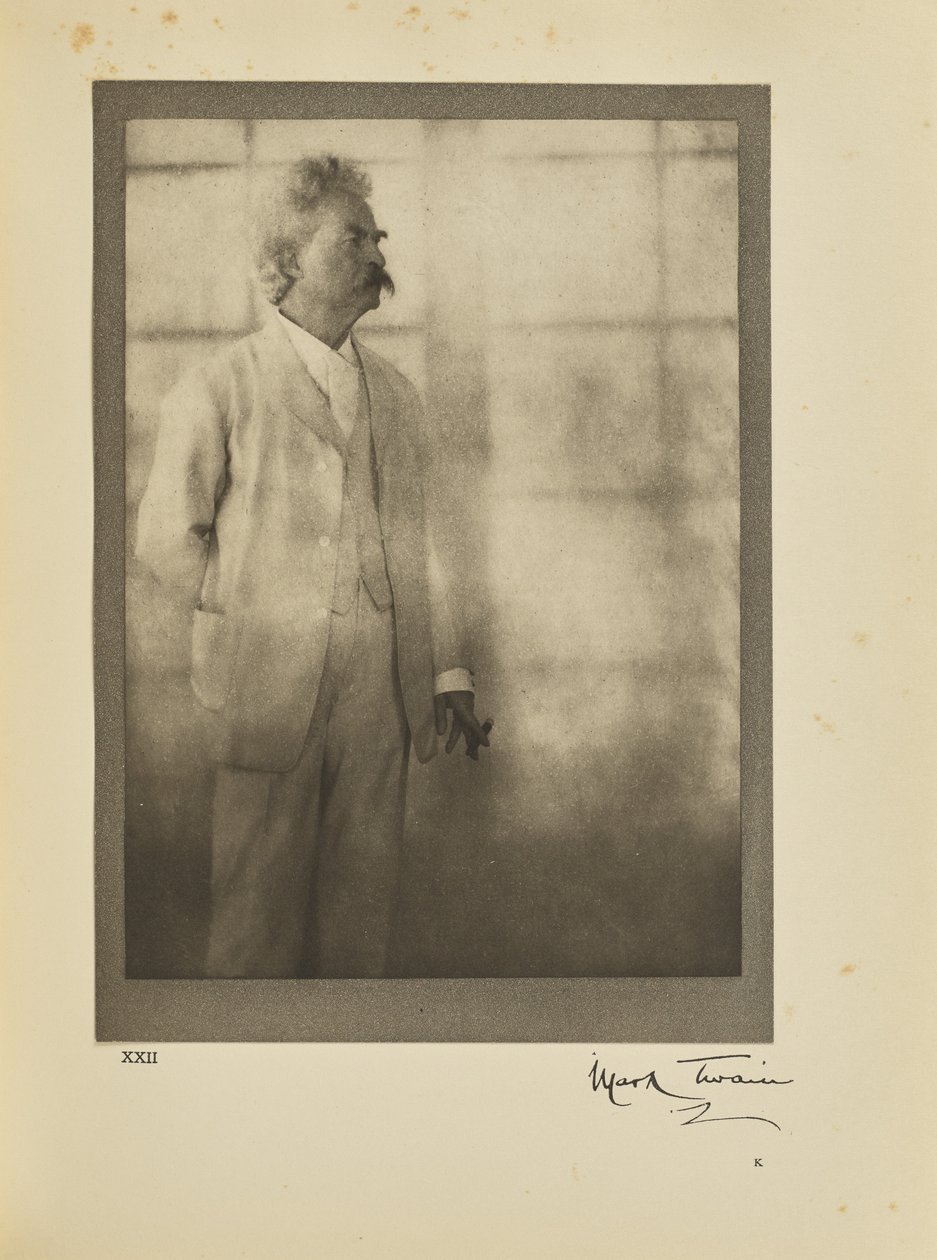 Mark Twain (Samuel Langhorne Clemens) od Alvin Langdon Coburn