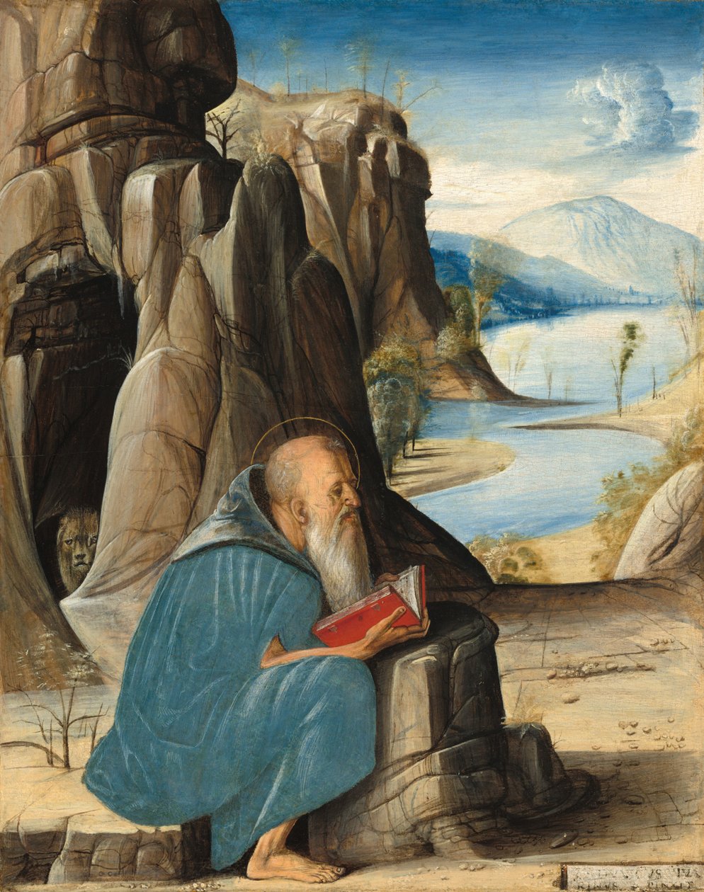 Svatý Jeroným Reading, c. 1476. od Alvise Vivarini