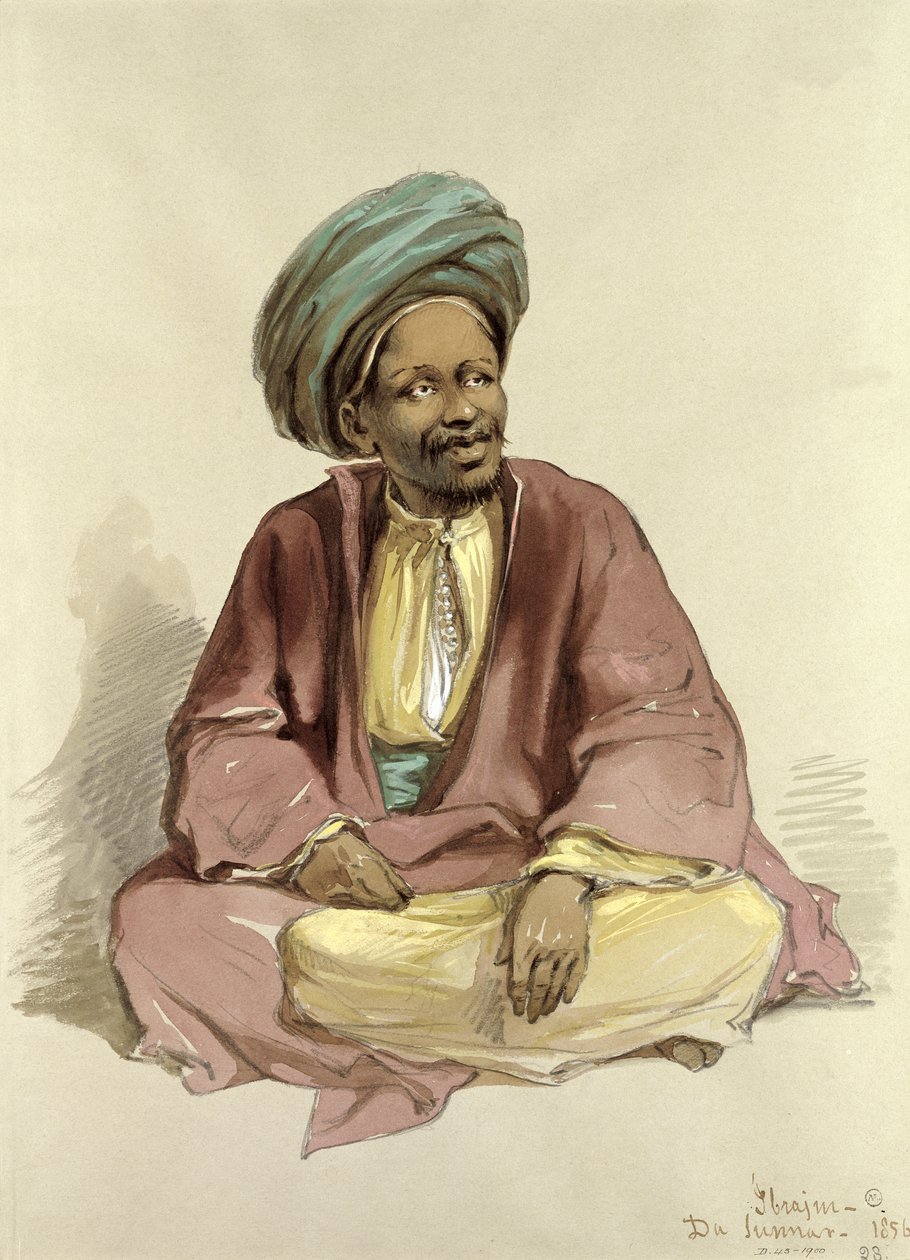 Ibrahim - od Sunnar, 1856 od Amadeo Preziosi
