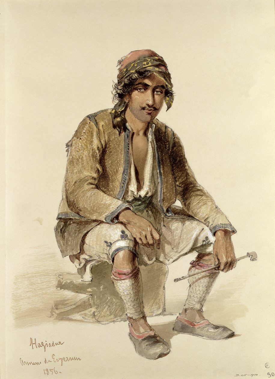Hagiadur - z Erzerumu, 1856 od Amadeo Preziosi