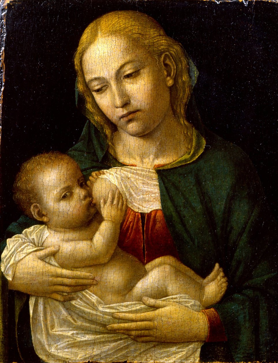 Madonna del Latte, asi 1485 od Ambrogio Bergognone