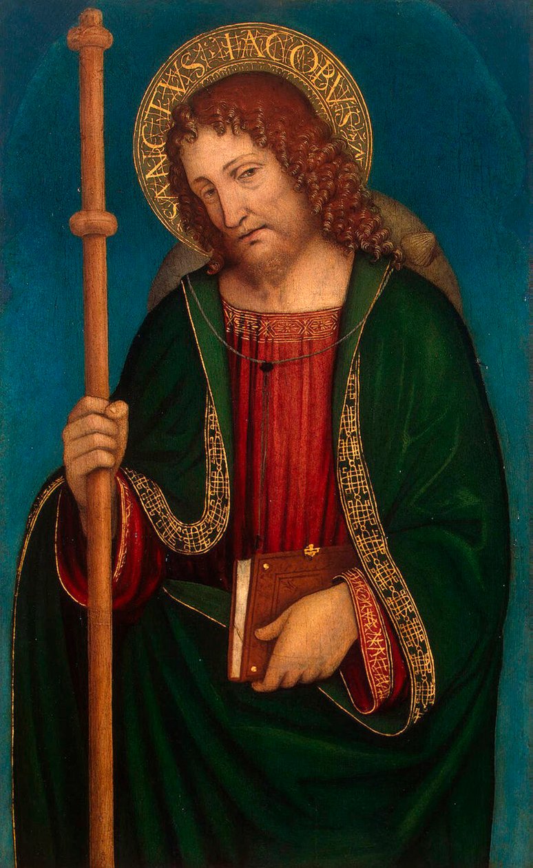 Svatý Jakub starší, c1500. od Ambrogio Bergognone