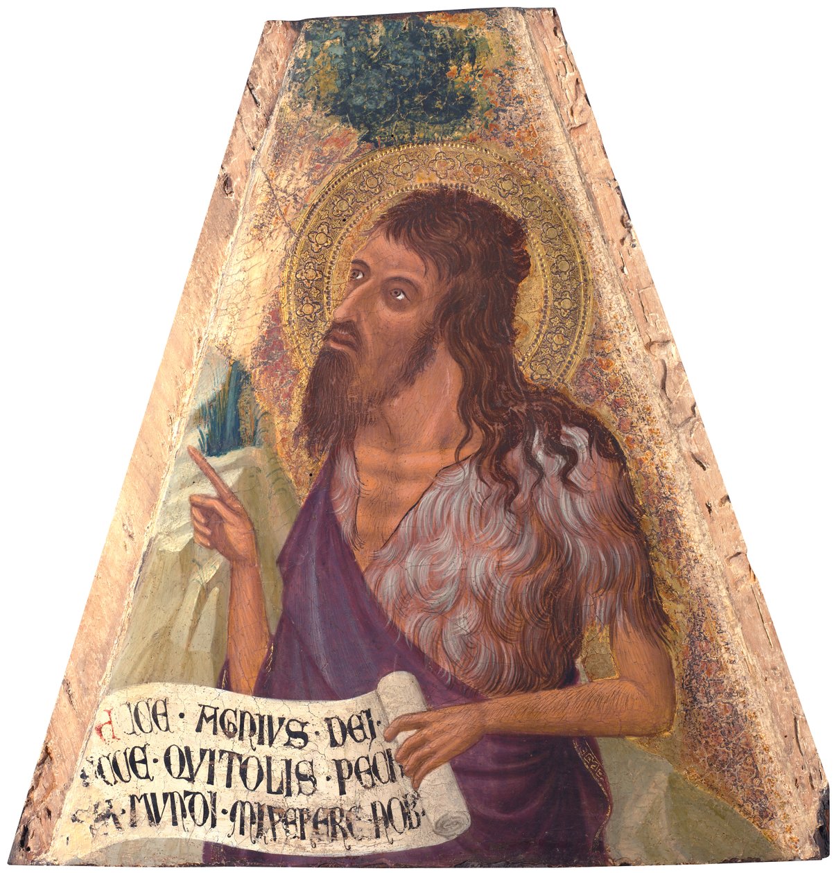 Svatý Jan Křtitel od Ambrogio Lorenzetti