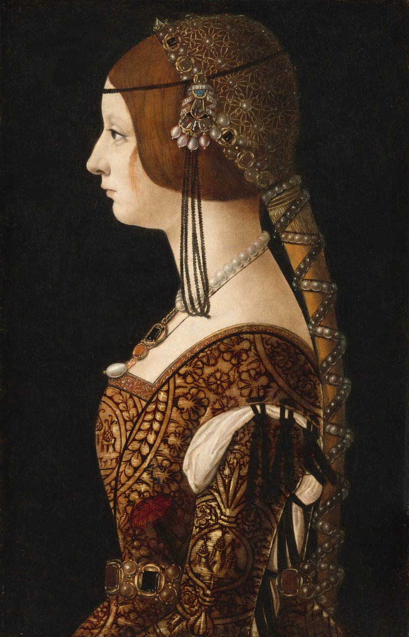 Bianca Maria Sforza od Ambrogio de Predis
