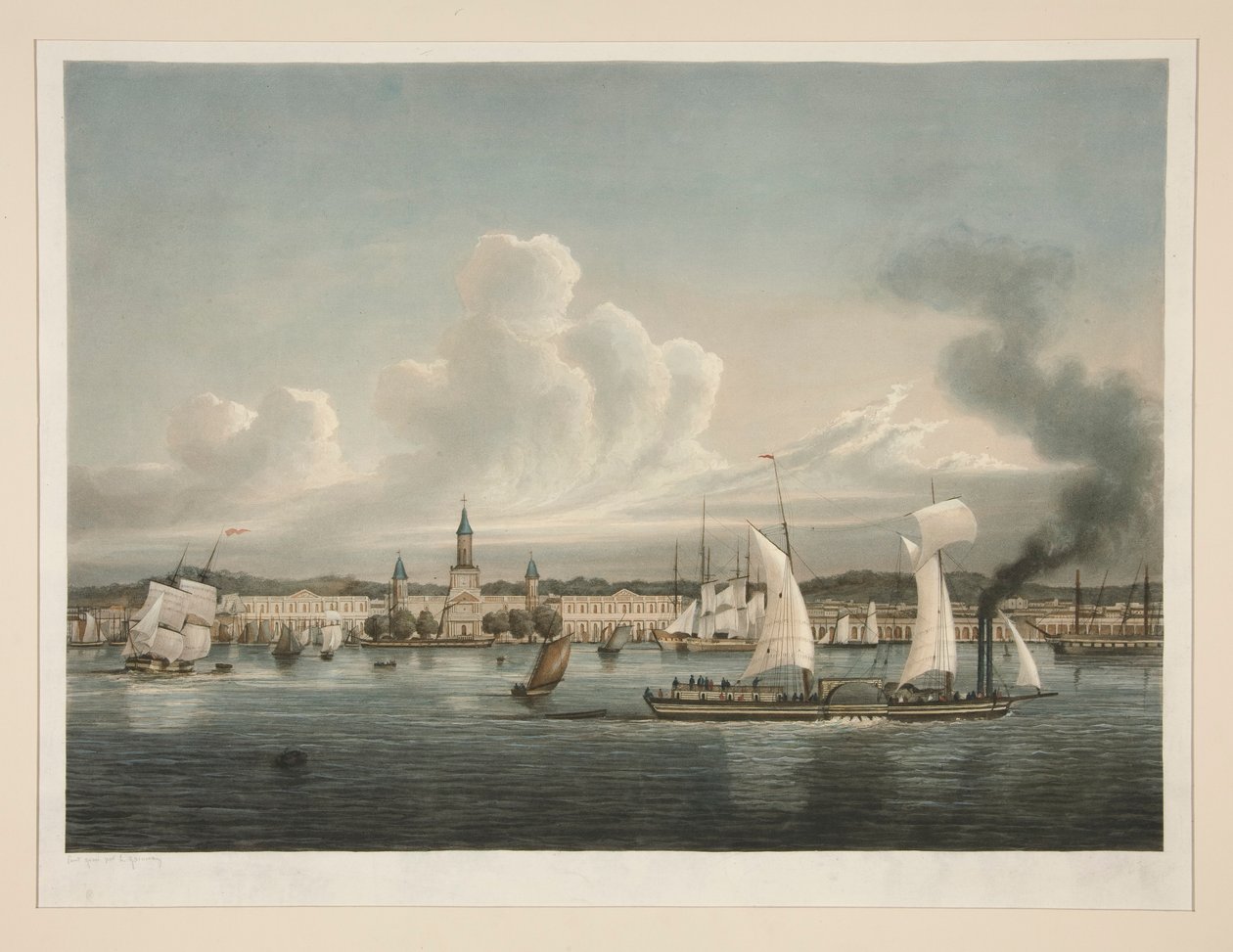 New Orleans od Ambroise Louis Garneray
