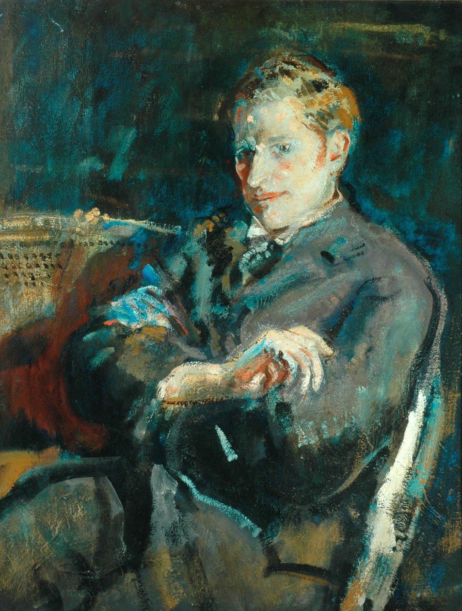 Martin Wood, umělecký kritik od Ambrose McEvoy