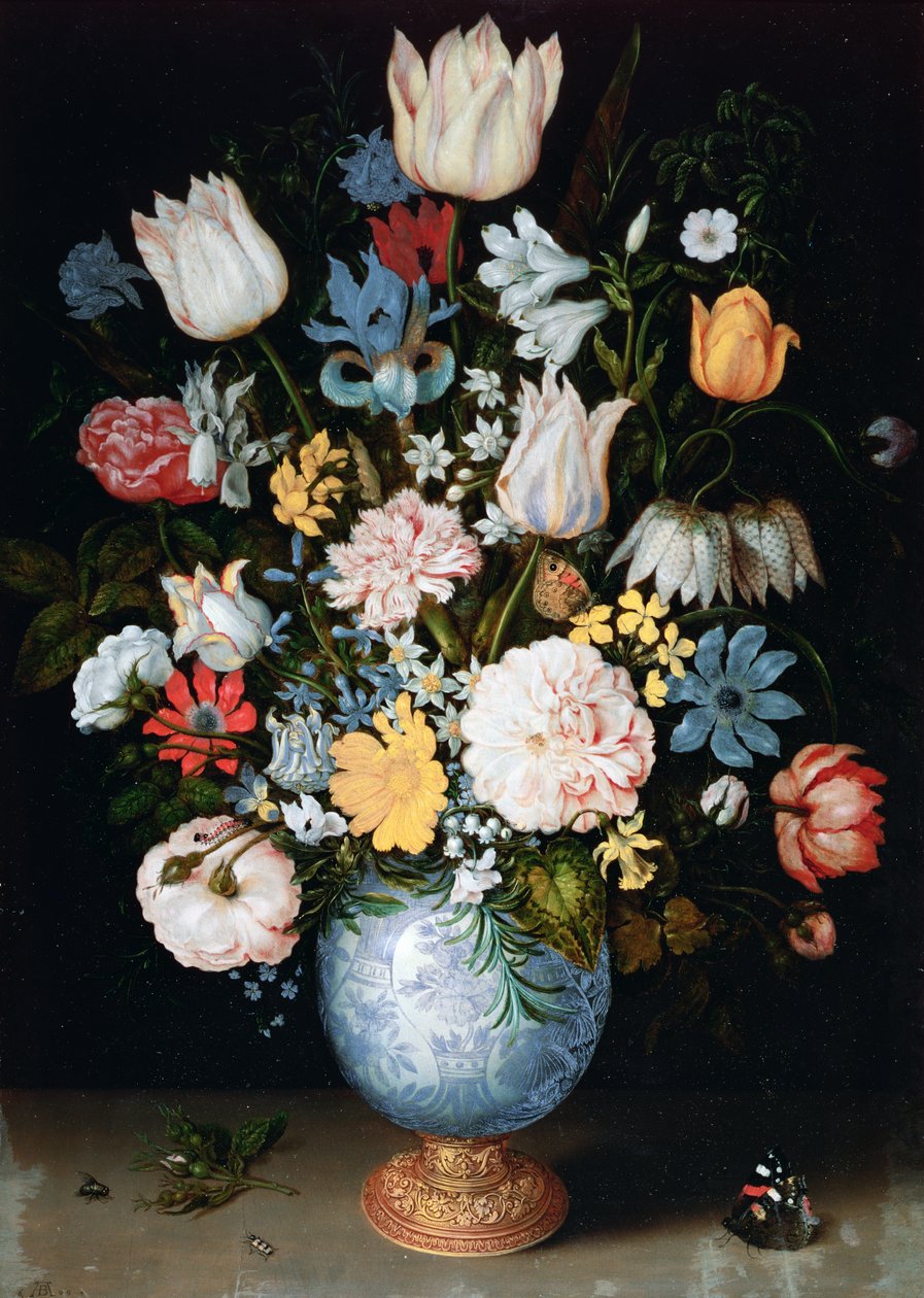 Kytice květin, 1609 od Ambrosius the Elder Bosschaert