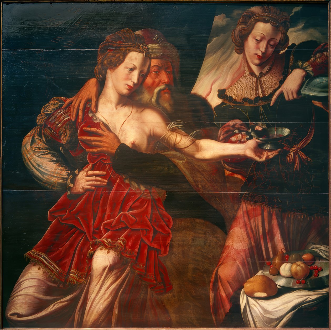 Loth a jeho dcery od Ambrosius Benson