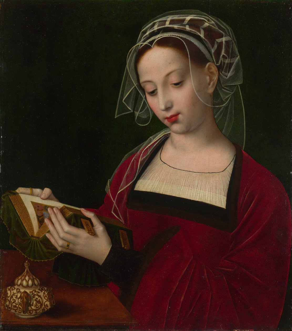 Marie Magdalena Reading, c. 1525 od Ambrosius Benson