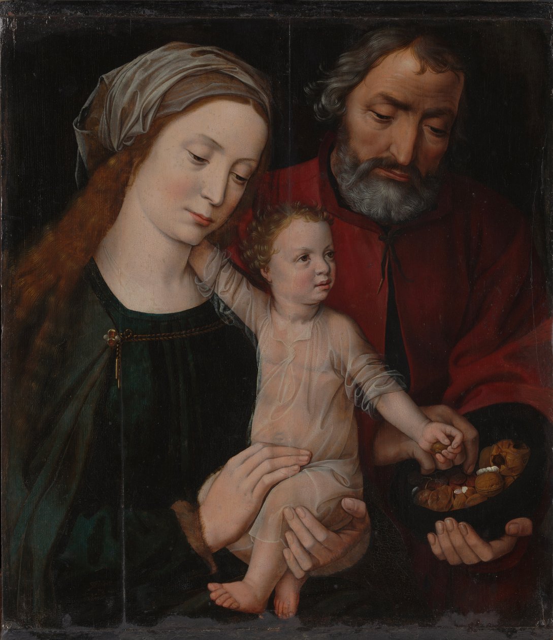 Svatá rodina, 1525-1530. od Ambrosius Benson