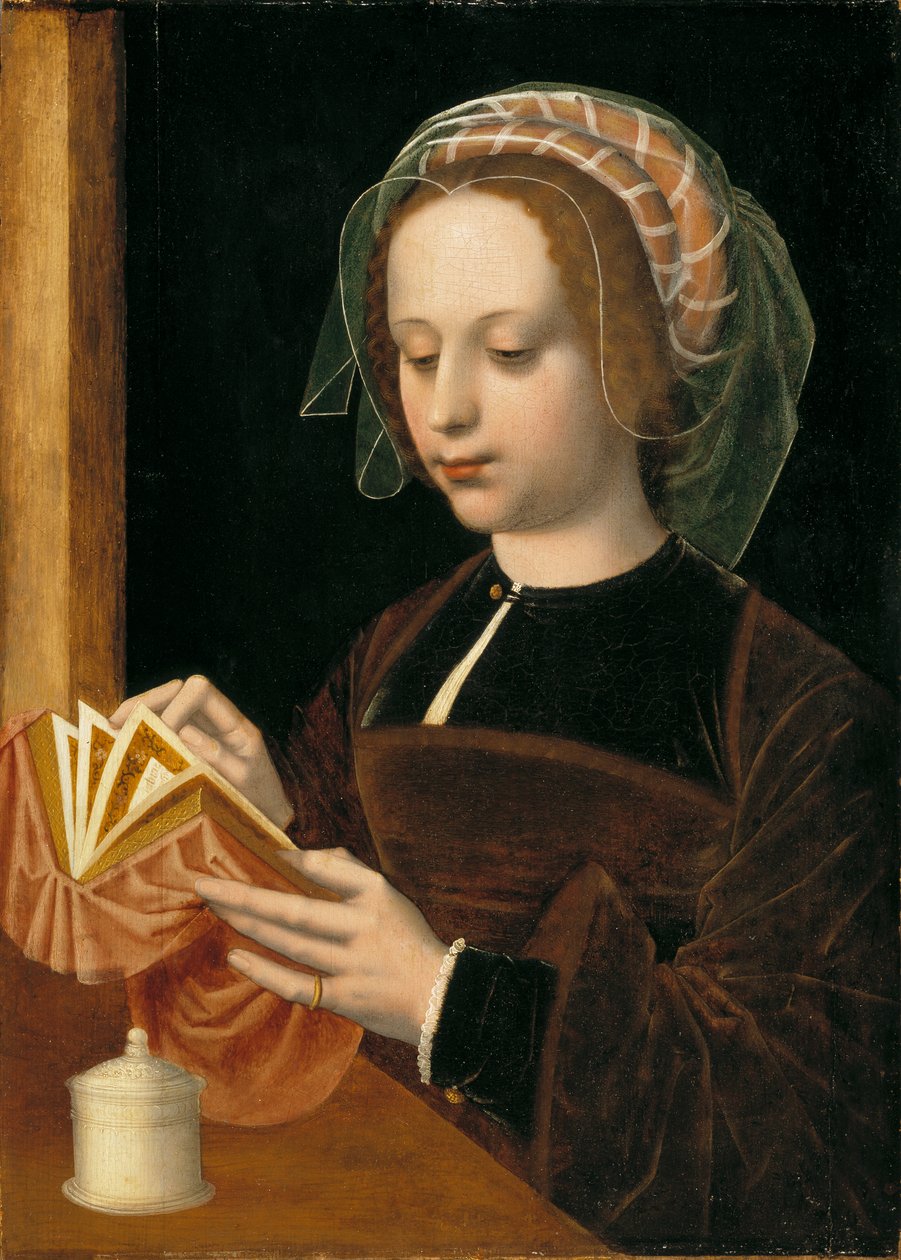 Magdalenské čtení, kolem 1530-50 od Ambrosius Benson