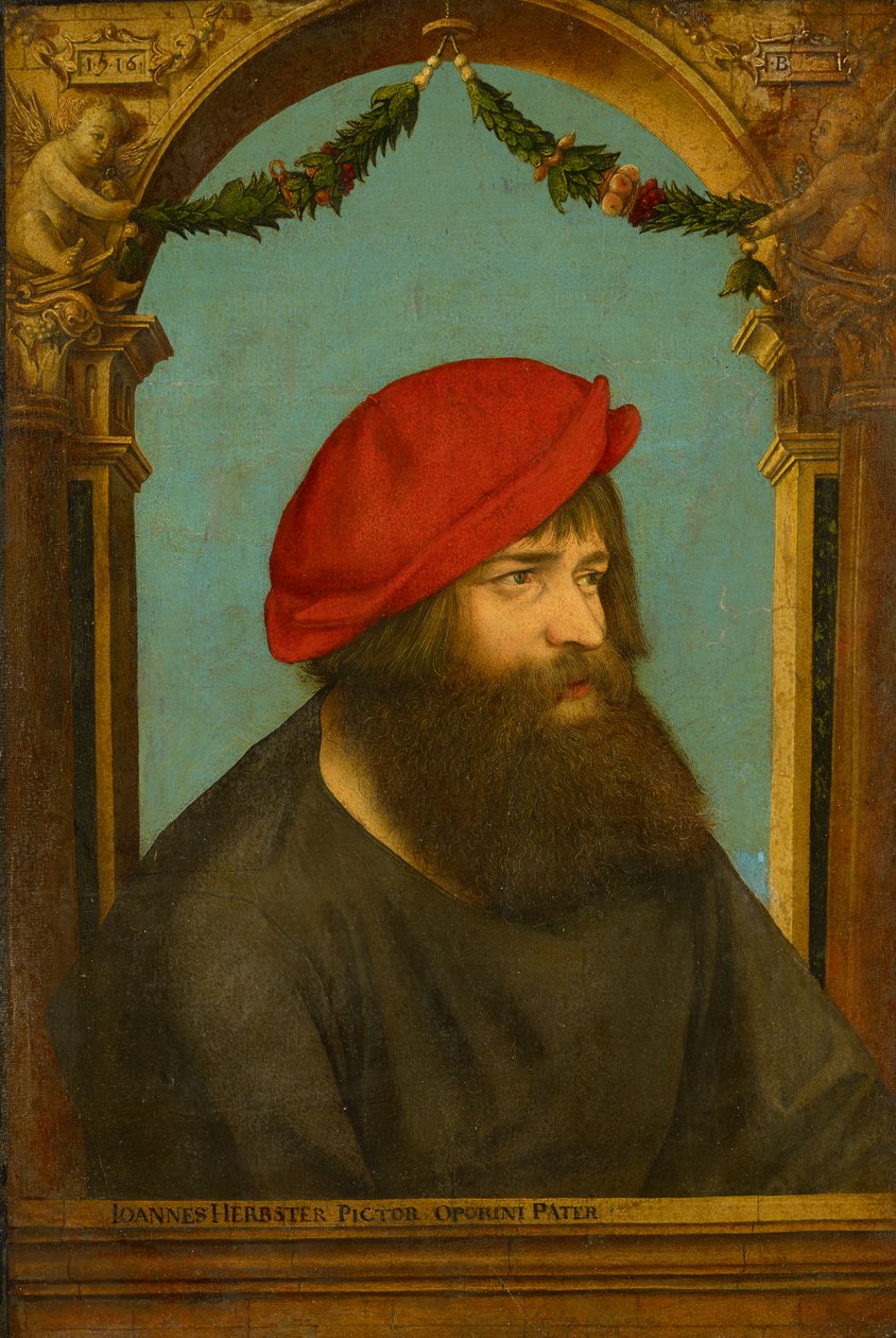 Portrét Hanse Herbsta (Herbster) od Ambrosius Holbein