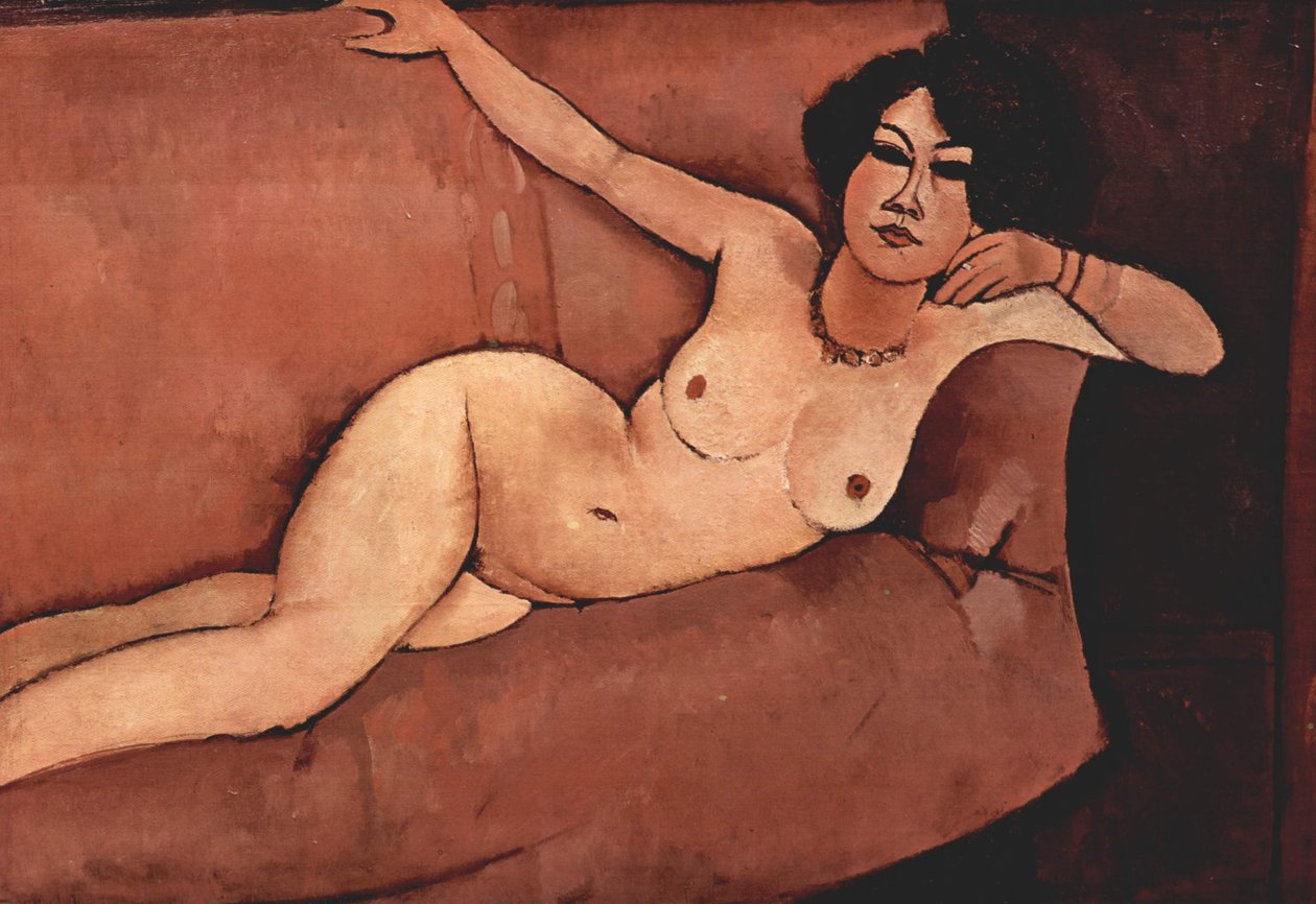 Akt na pohovce (Almaiisa) od Amedeo Modigliani