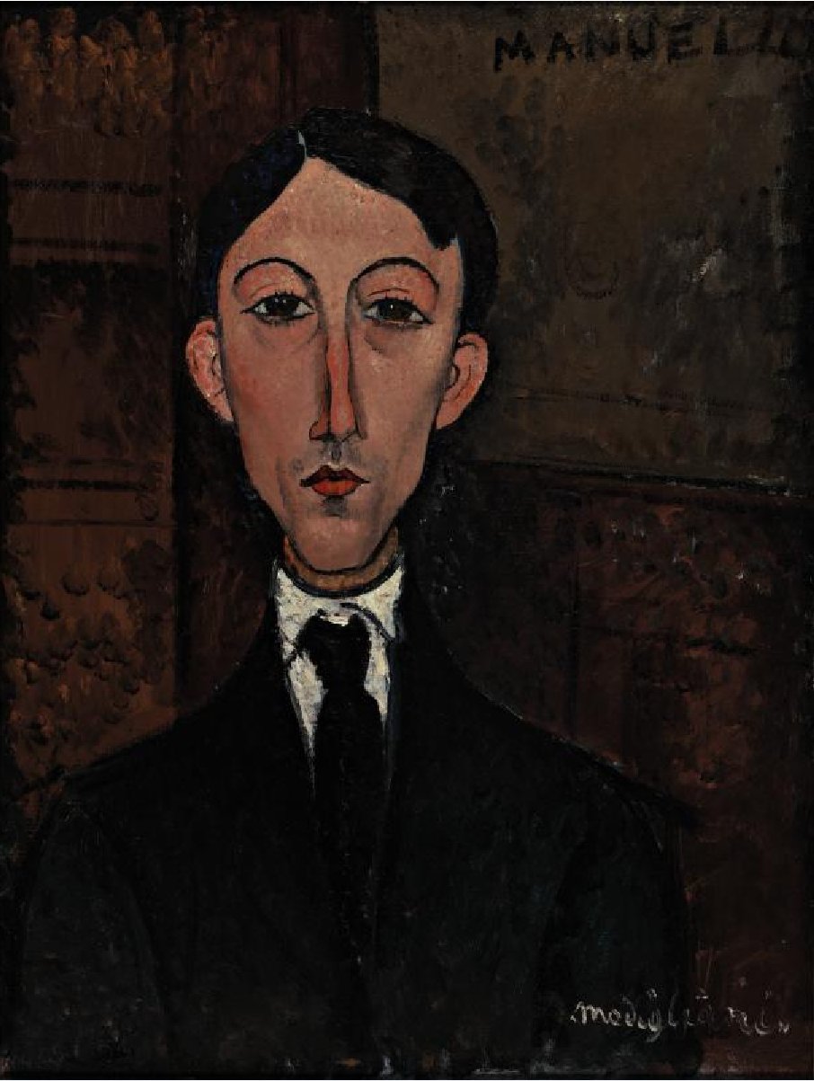 Poprsí Manuela Humberta od Amedeo Modigliani