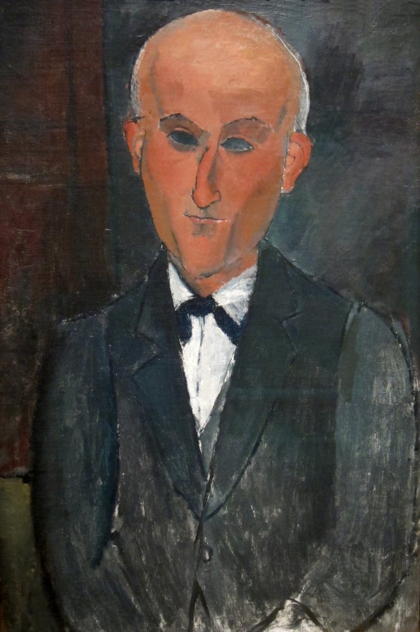 Portrét francouzského spisovatele a malíře Maxe Jacoba od Amedeo Modigliani