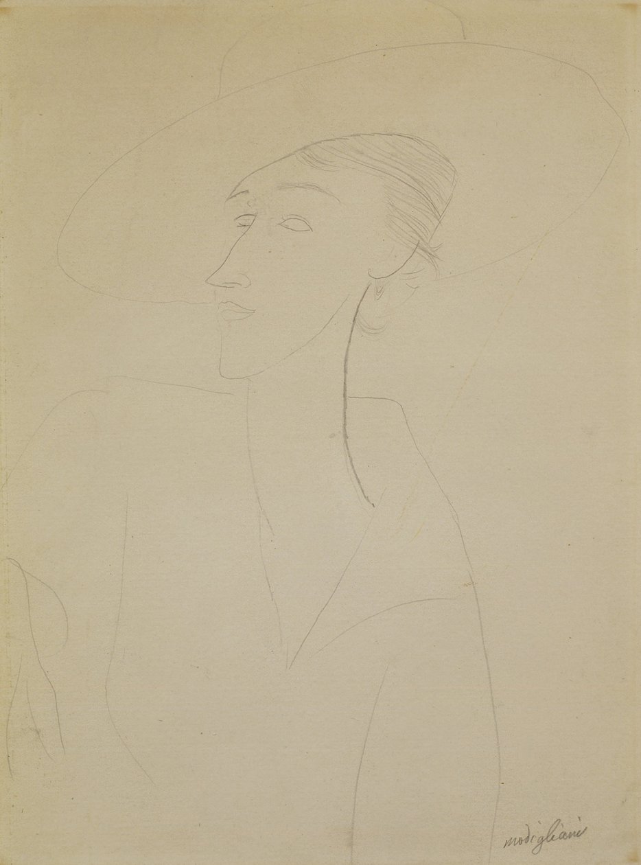 Bez názvu (Portrét paní Zborowské) od Amedeo Modigliani