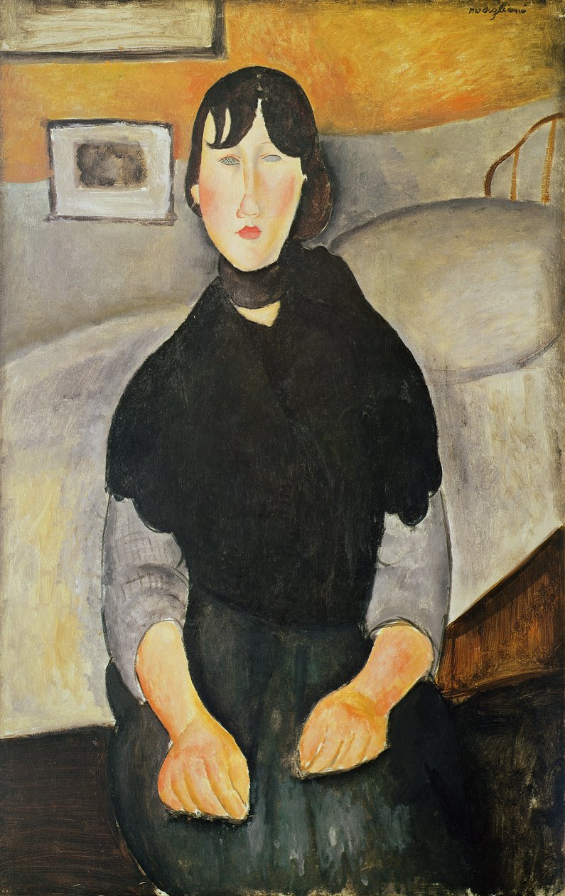 Mladá žena z lidu od Amedeo Modigliani