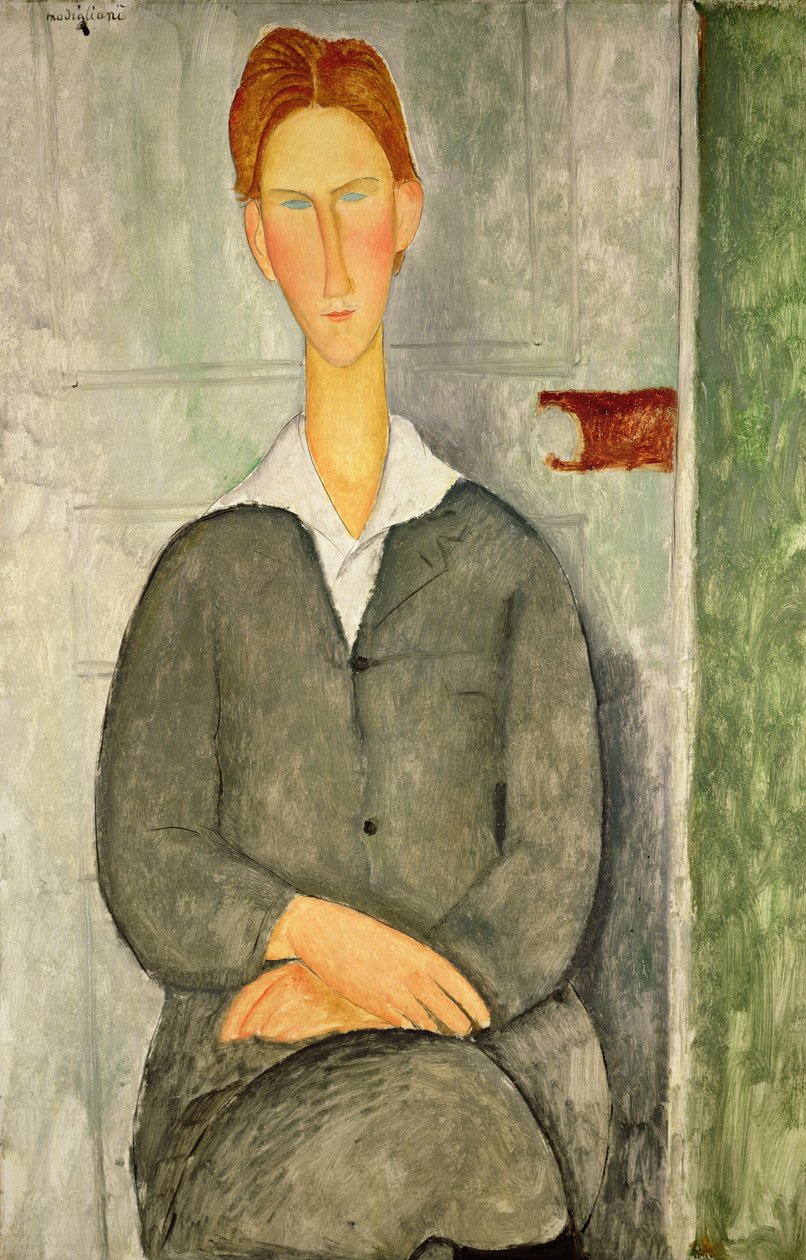 Mladý chlapec s červenými vlasy, 1906 od Amedeo Modigliani