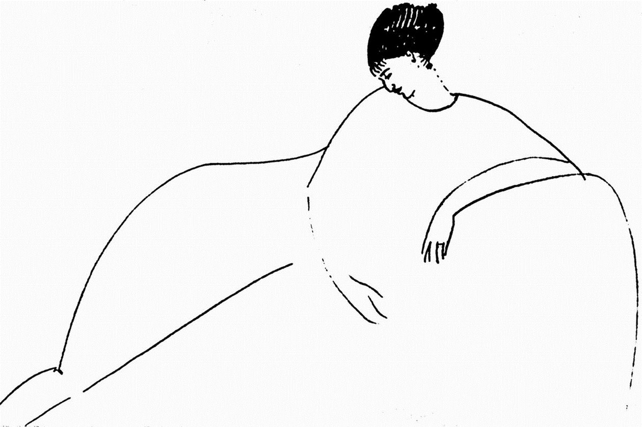 Anna Ekmatová, ೧೯೧೧ od Amedeo Modigliani