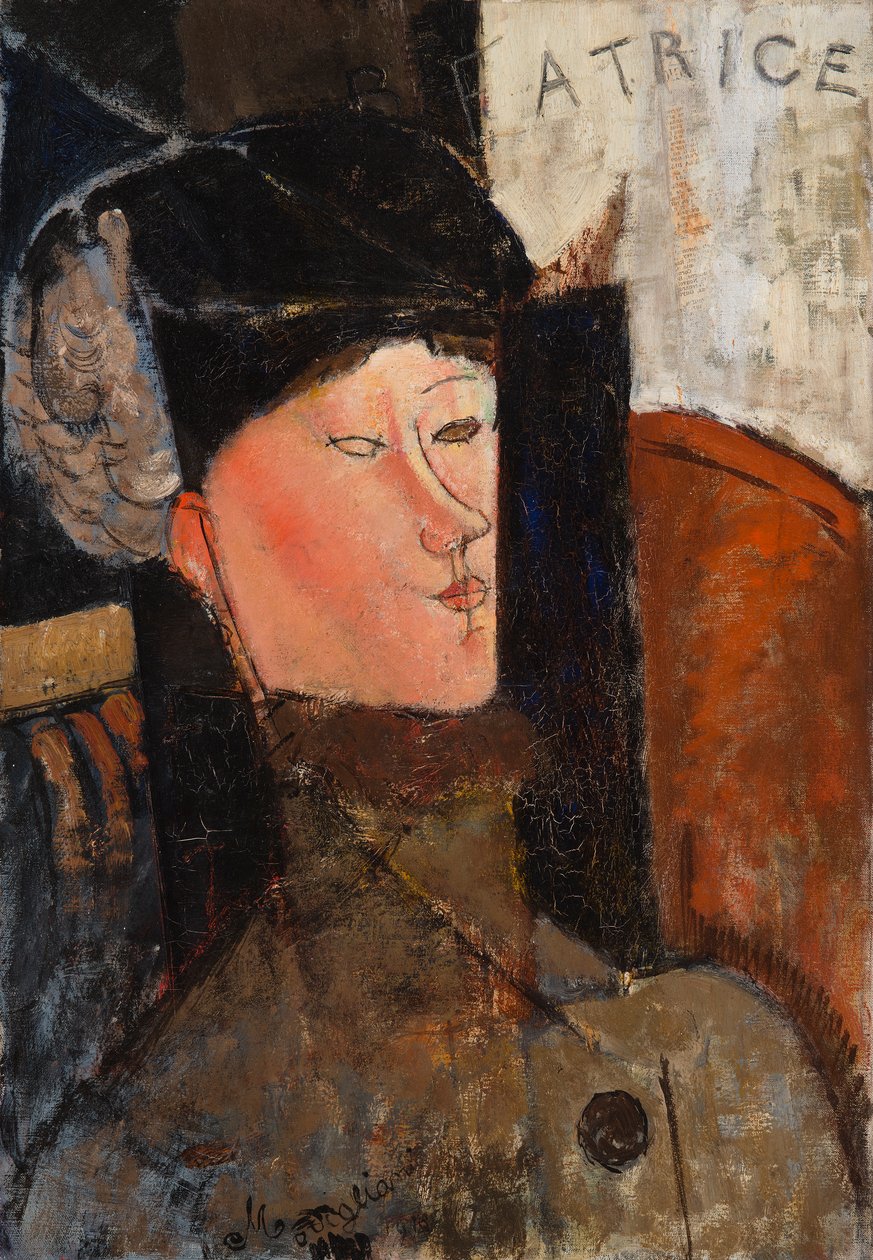 Beatrice (portrét Beatrice Hastings) od Amedeo Modigliani