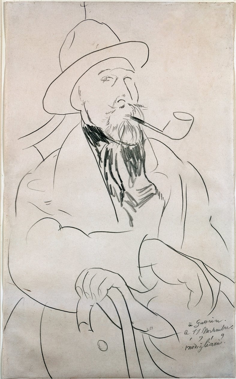 Charles Guerin. Portrét Charlese Guerina od Amedeo Modigliani