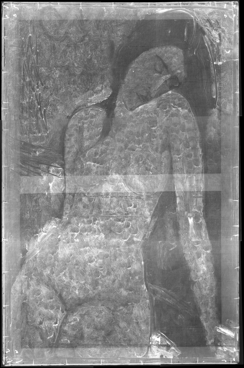 Ženský akt, cca 1916 (rentgen) od Amedeo Modigliani