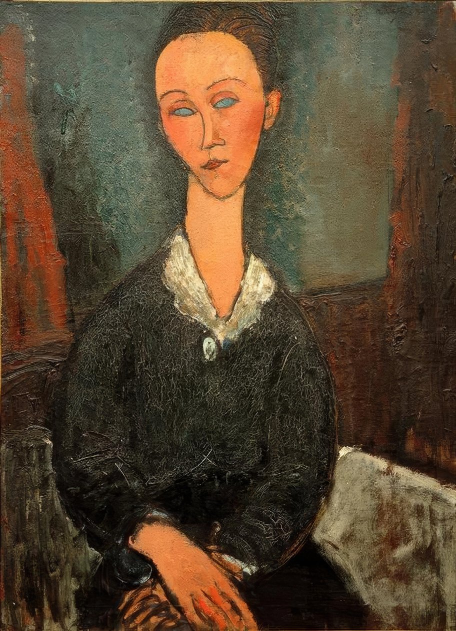 Žena s bílým límcem (Lunia Czechowska) od Amedeo Modigliani