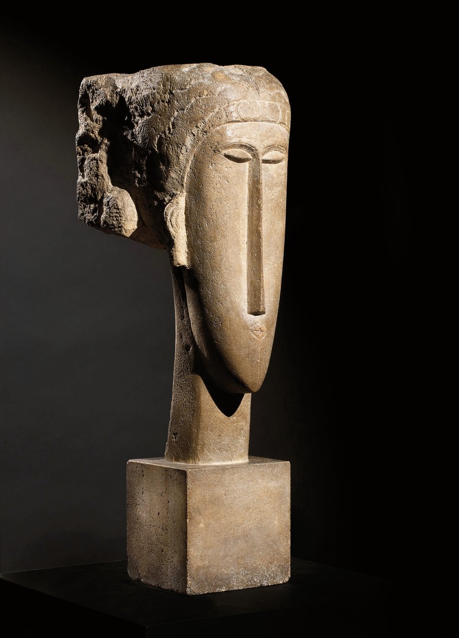 Hlava, 1910-12 od Amedeo Modigliani