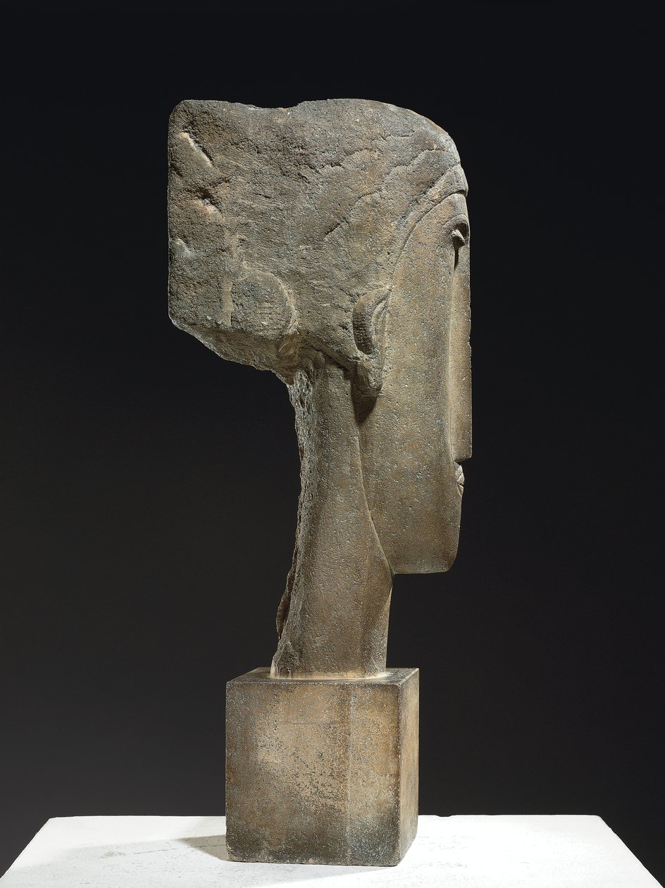 Head, cca 1910-12 (vápenec) od Amedeo Modigliani