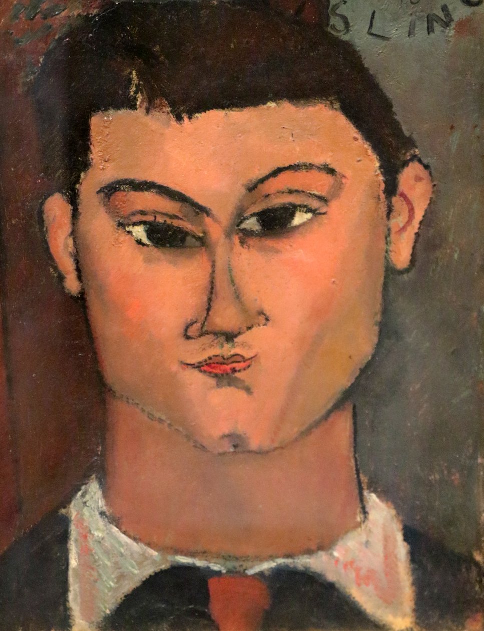 Italsky: Portrét malíře Moisè Kislinga od Amedeo Modigliani