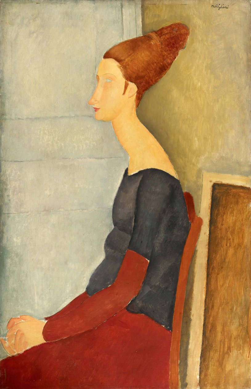 Jeanne Hébuterne s hennou, 1918. od Amedeo Modigliani