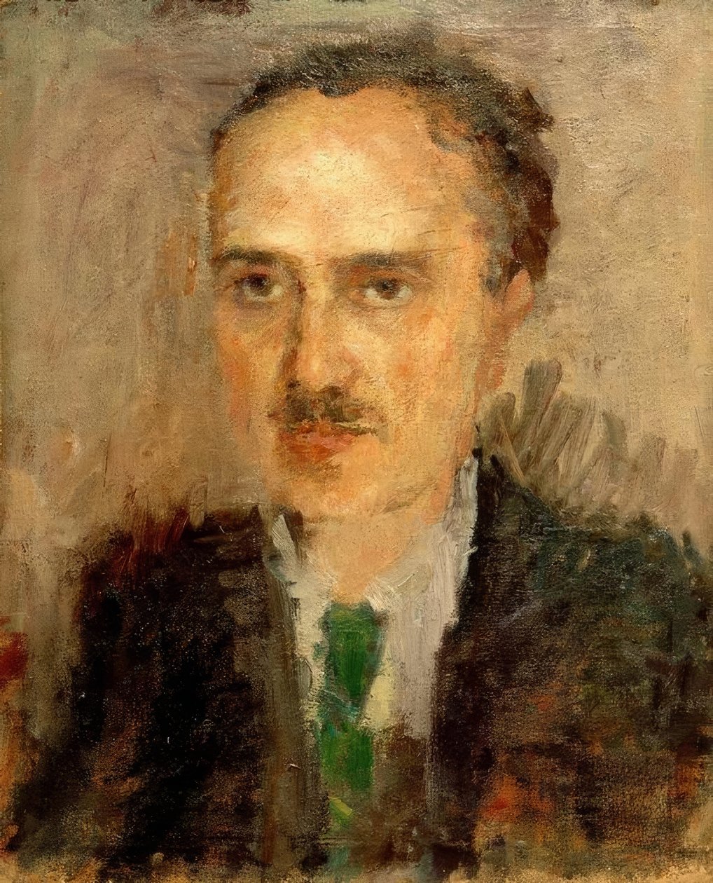 Muž s knírkem od Amedeo Modigliani