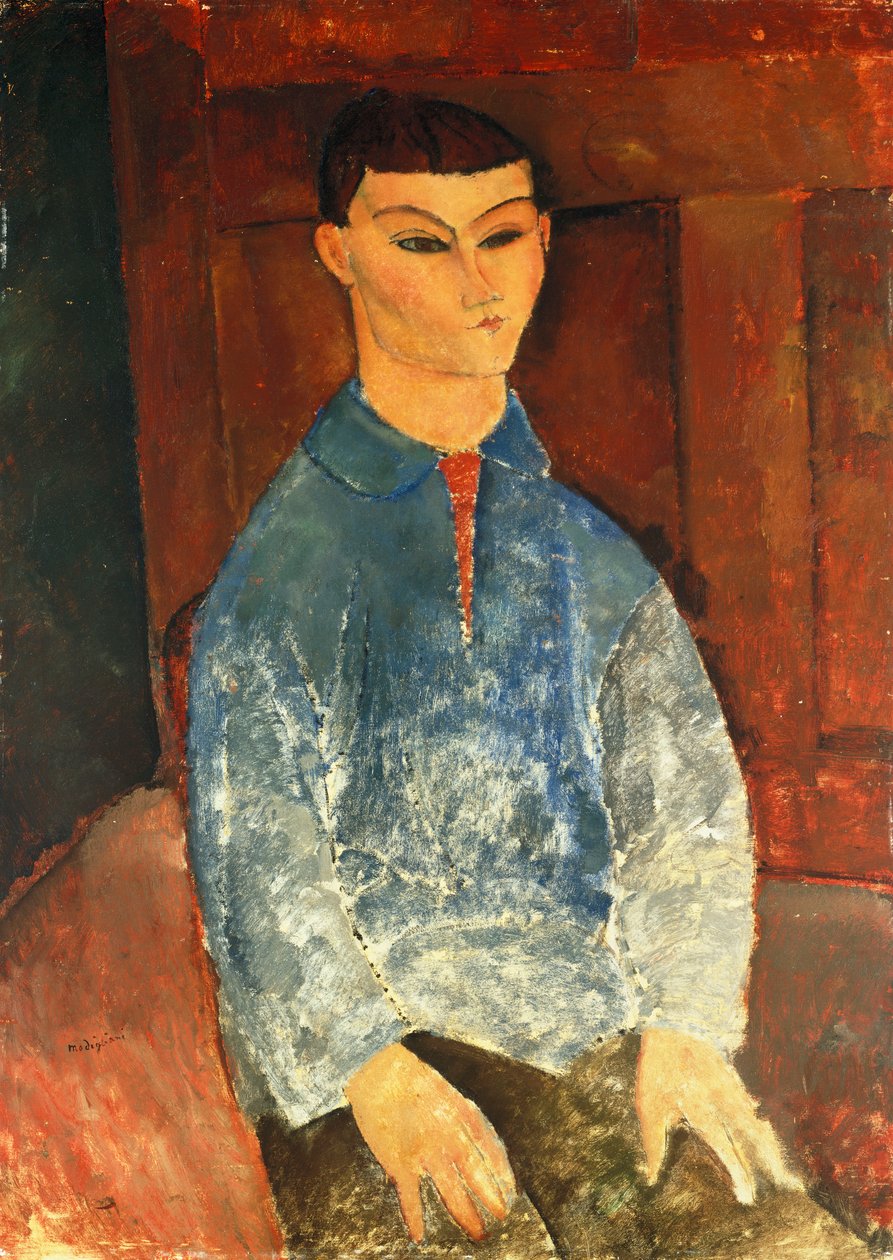 Sedící Moise Kisling, 1916 od Amedeo Modigliani