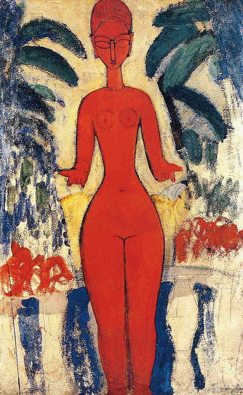 Nahá stojící od Amedeo Modigliani