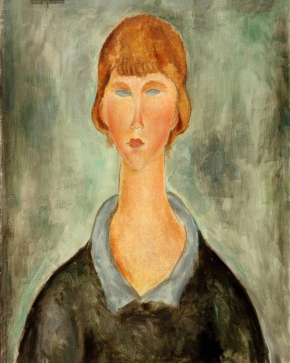 Portrét mladé ženy od Amedeo Modigliani