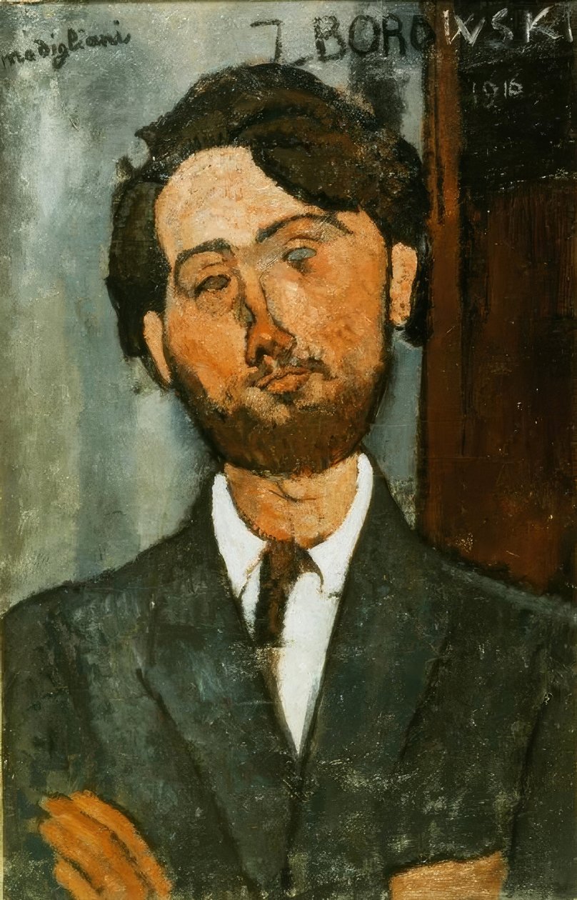 Portrét Leopolda Zborowského od Amedeo Modigliani