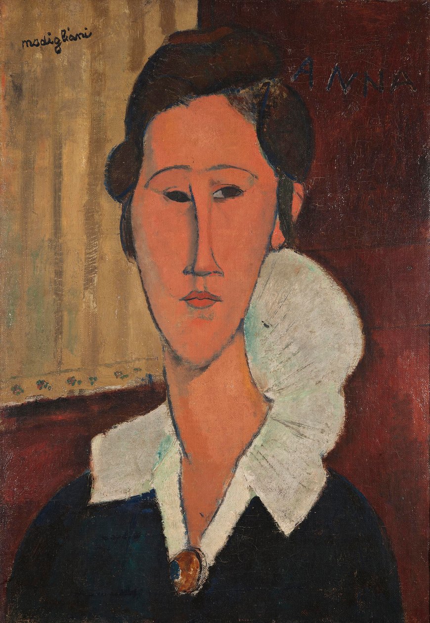 Portrét Anny Zborowské, 1917. od Amedeo Modigliani