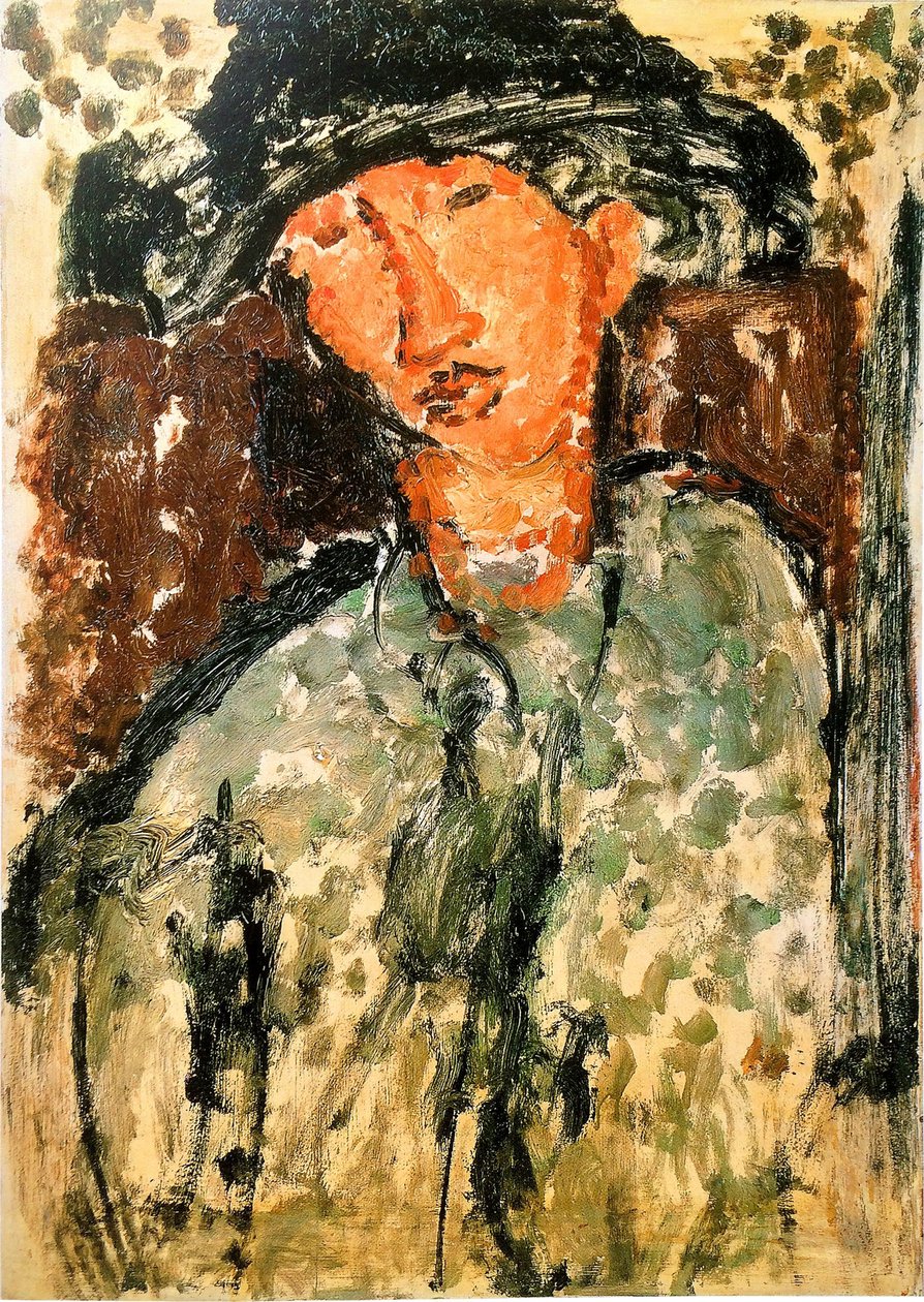 Portrét Chaim Soutine 1893-1943. od Amedeo Modigliani