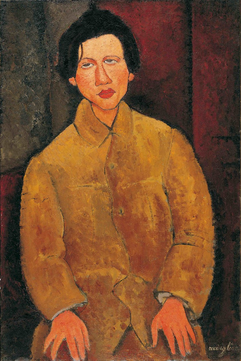 Portrét Chaïm Soutine 1893-1943 od Amedeo Modigliani